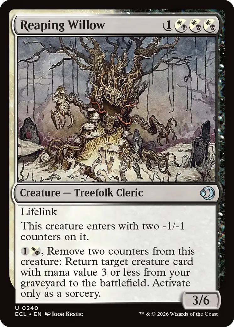 Saule moissonneur — Lorwyn Eclipsed — Magic: The Gathering
