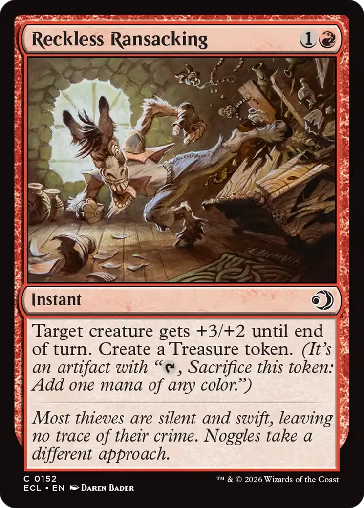 Saccage téméraire — Lorwyn Eclipsed — Magic: The Gathering