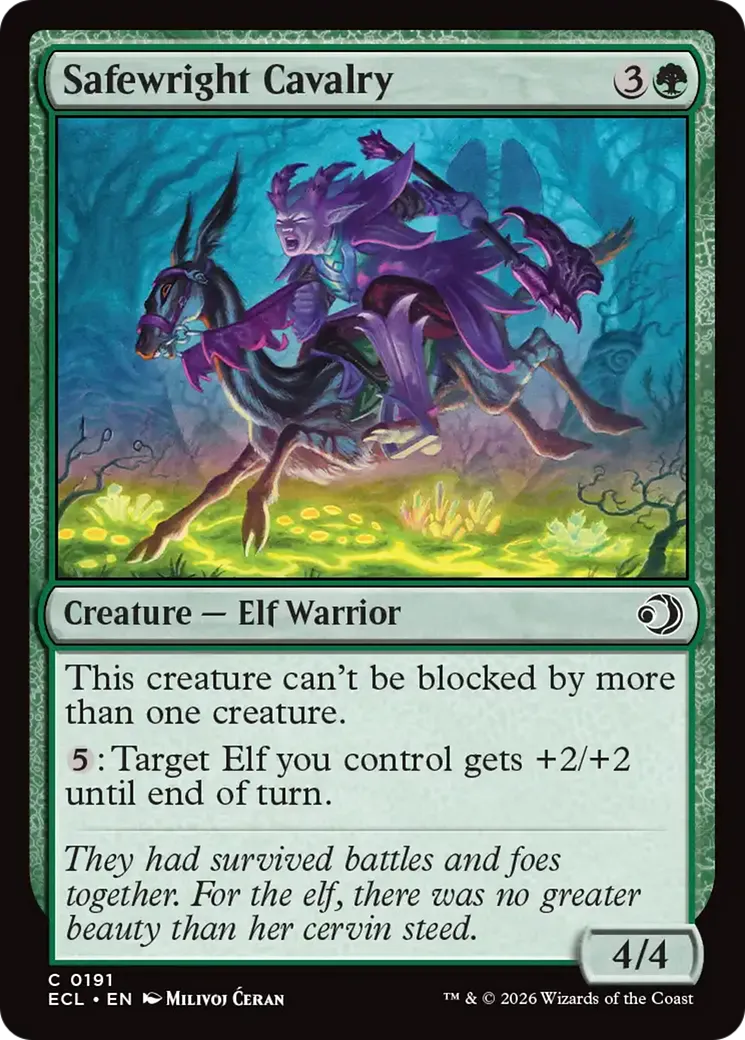 Safewright Cavalry — Lorwyn Eclipsed — Magic: The Gathering