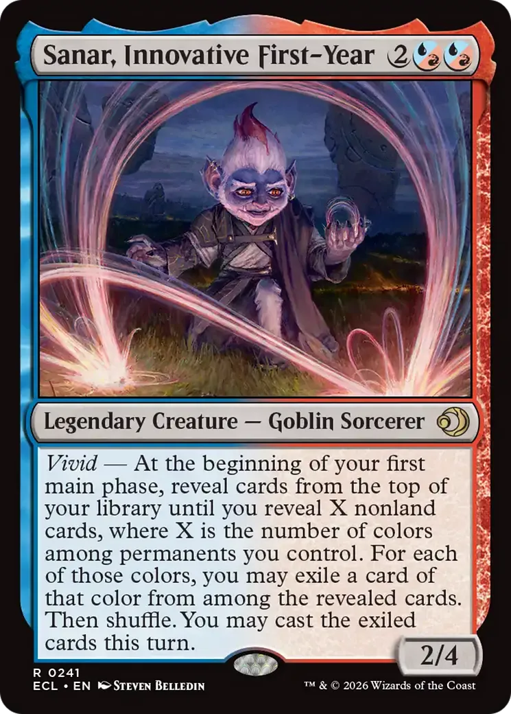 Sanar, première année novatrice — Lorwyn Eclipsed — Magic: The Gathering