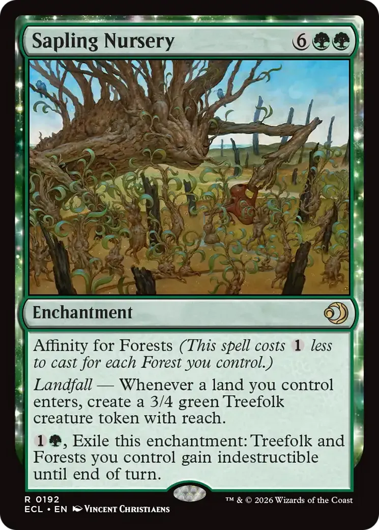 Sapling Nursery — Lorwyn Eclipsed — Magic: The Gathering