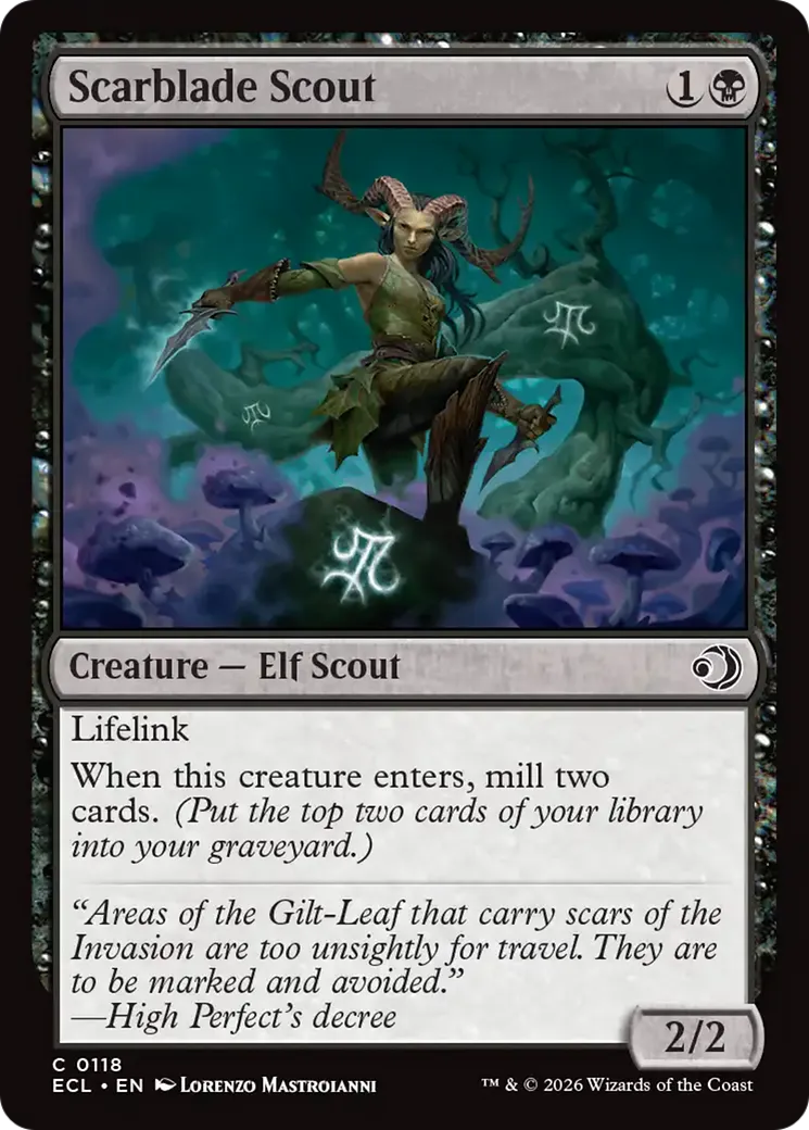 Éclaireuse estafilame — Lorwyn Eclipsed — Magic: The Gathering