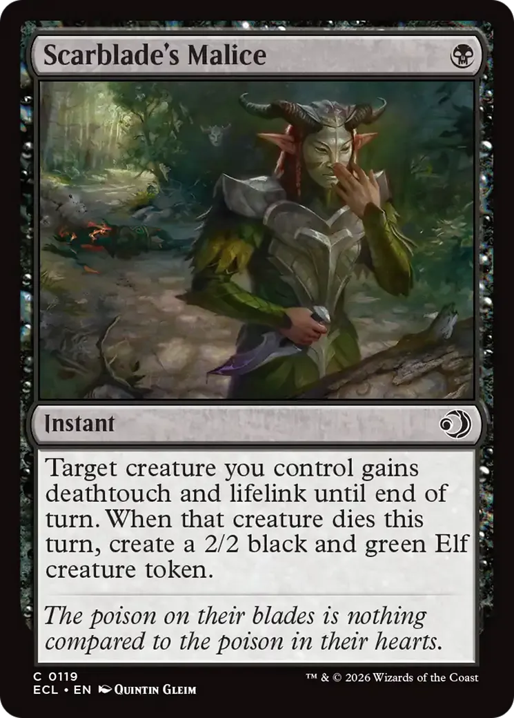 Malice de l'estafilame — Lorwyn Eclipsed — Magic: The Gathering
