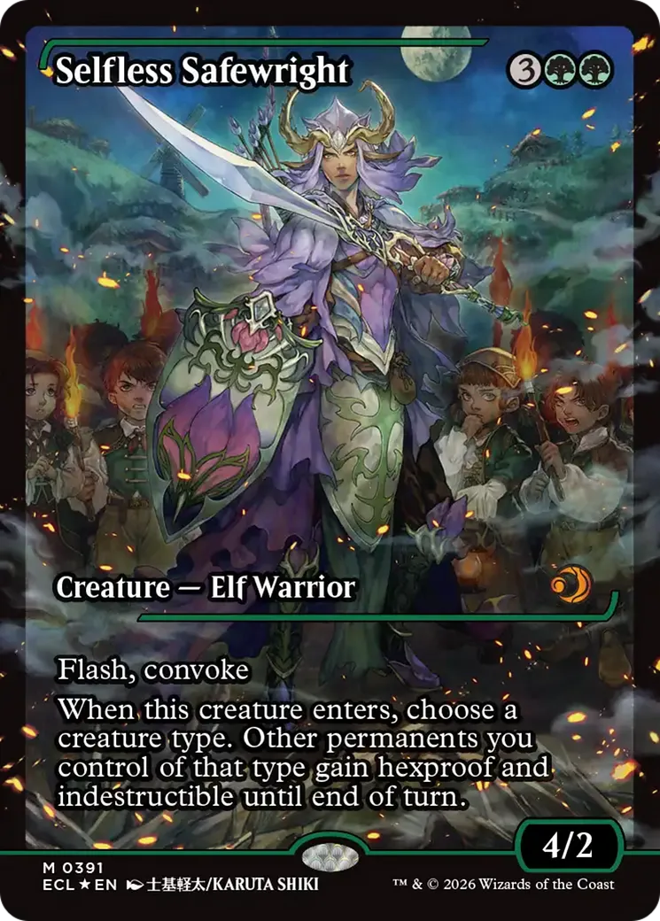 Protecturge dévoué — Lorwyn Eclipsed — Magic: The Gathering