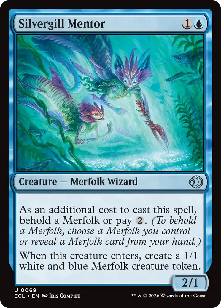 Silvergill Mentor — Lorwyn Eclipsed — Magic: The Gathering