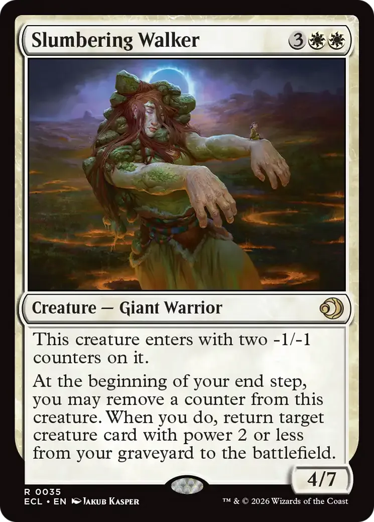 Slumbering Walker — Lorwyn Eclipsed — Magic: The Gathering