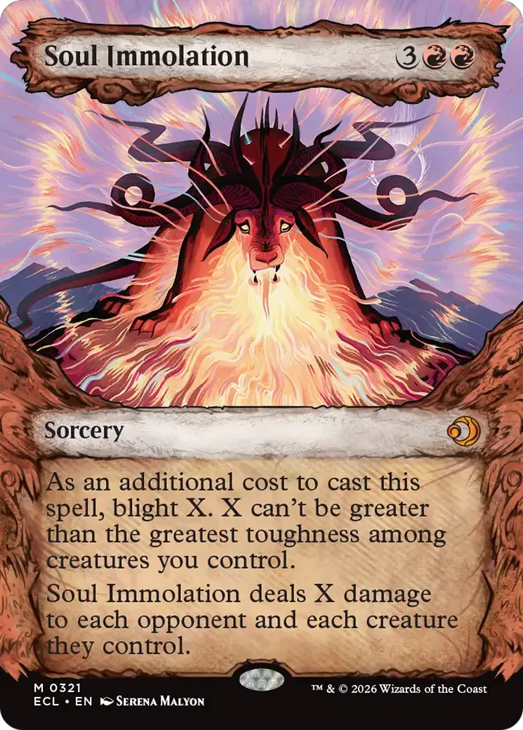 Immolation de l'âme — Lorwyn Eclipsed — Magic: The Gathering