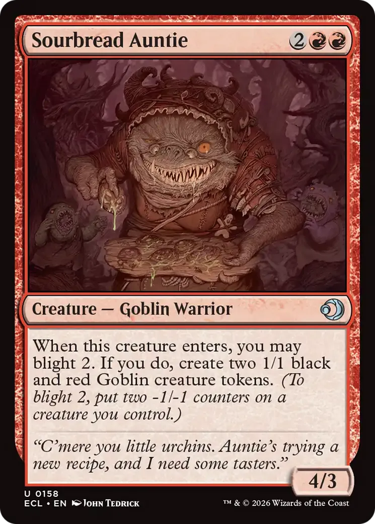 Sourbread Auntie — Lorwyn Eclipsed — Magic: The Gathering