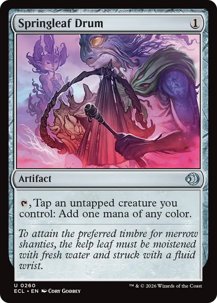 Springleaf Drum — Lorwyn Eclipsed — Magic: The Gathering
