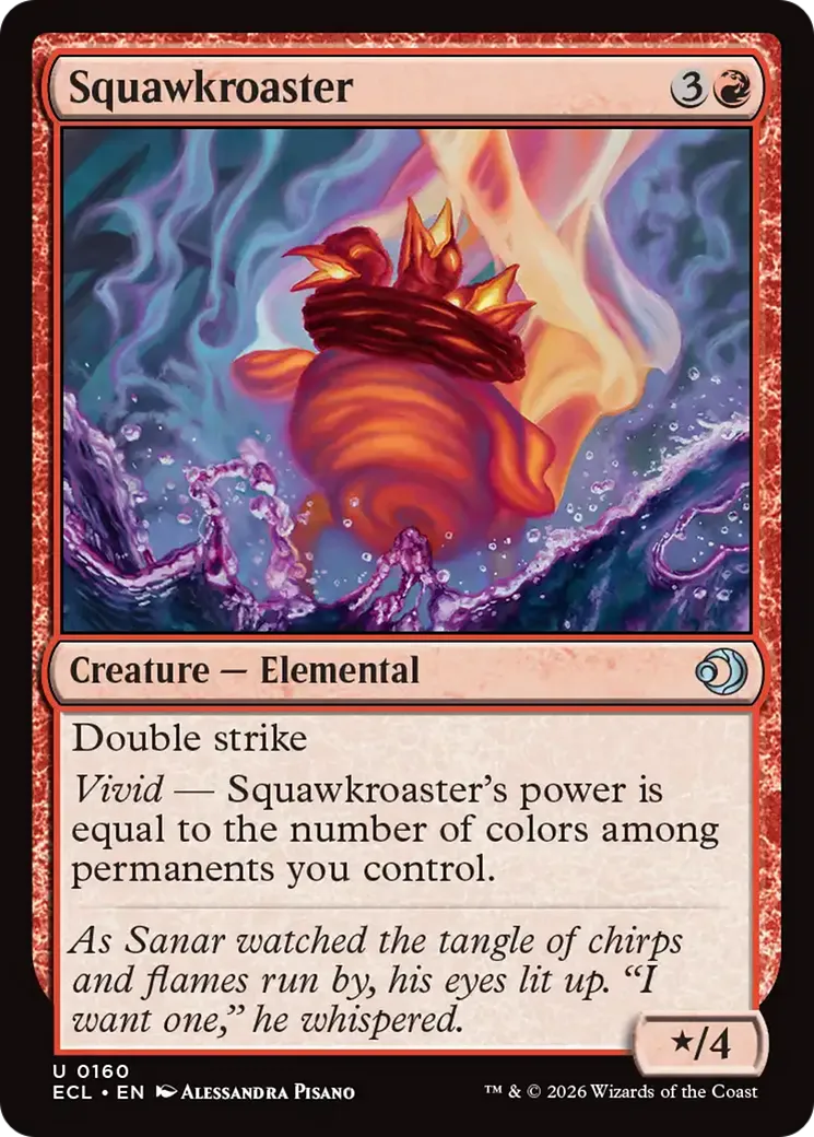 Squawkroaster — Lorwyn Eclipsed — Magic: The Gathering
