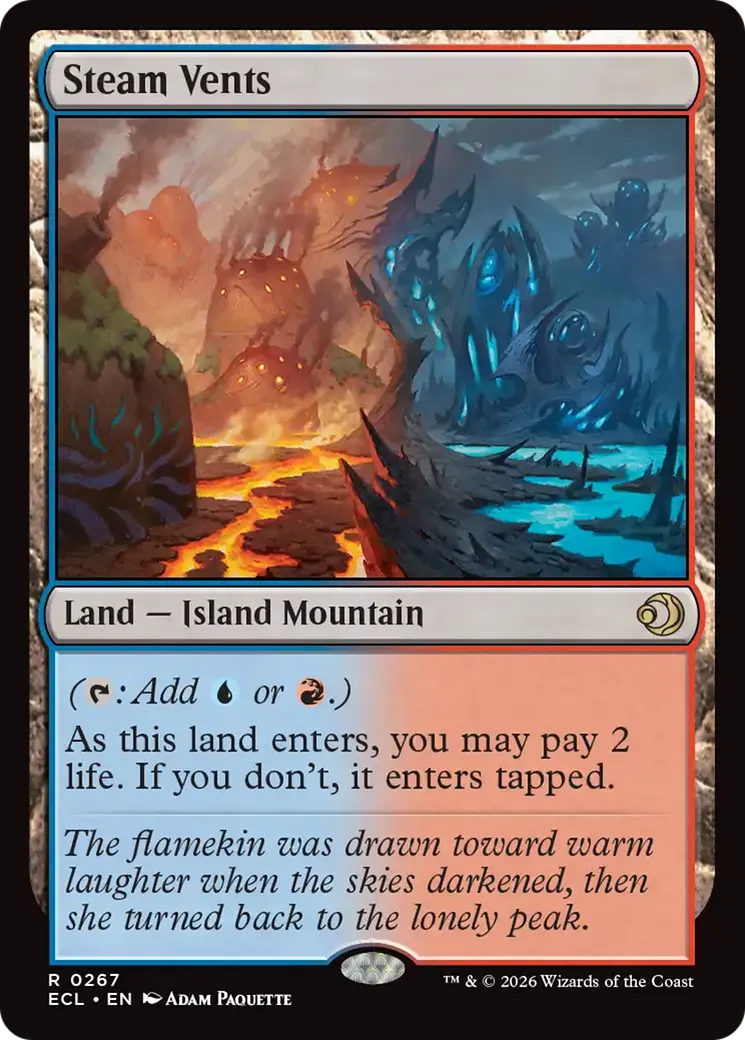 Steam Vents — Lorwyn Eclipsed — Magic: The Gathering