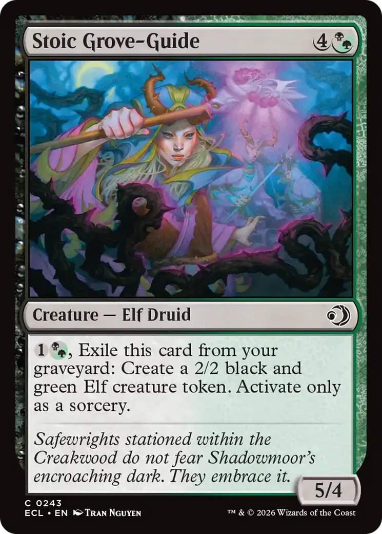 Guide-bosquet stoïque — Lorwyn Eclipsed — Magic: The Gathering