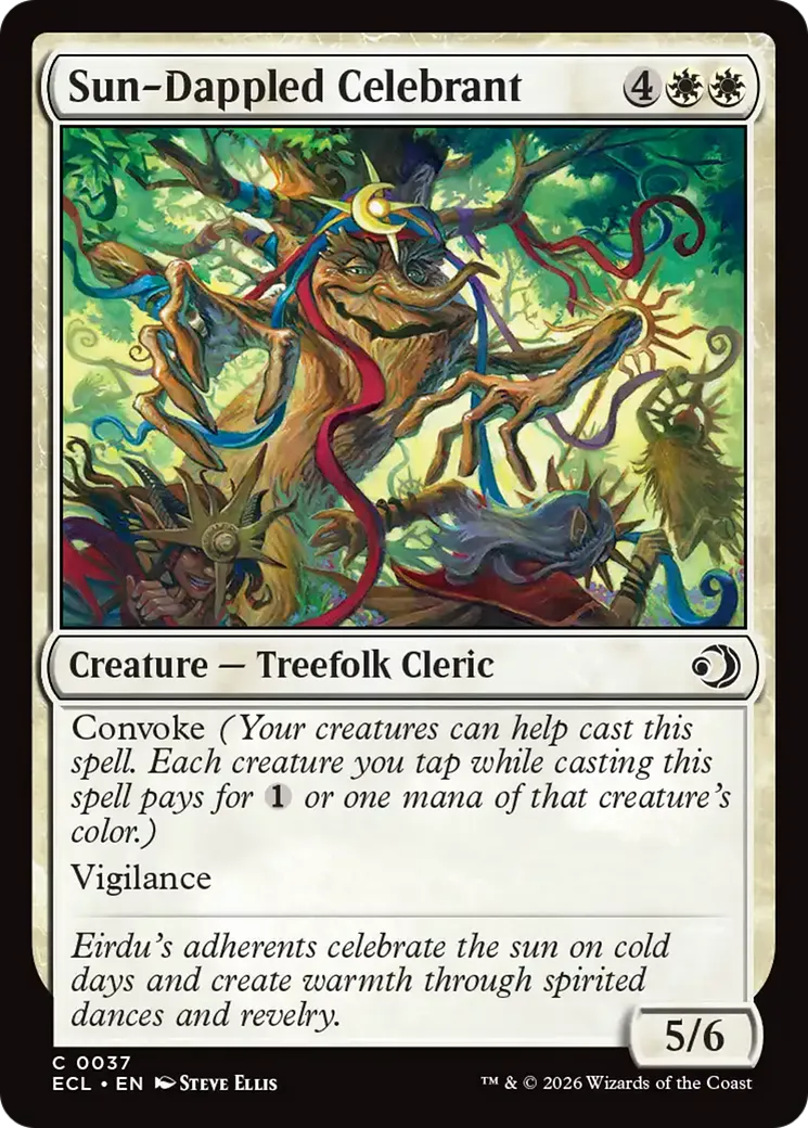 Célébrant baigné de soleil — Lorwyn Eclipsed — Magic: The Gathering