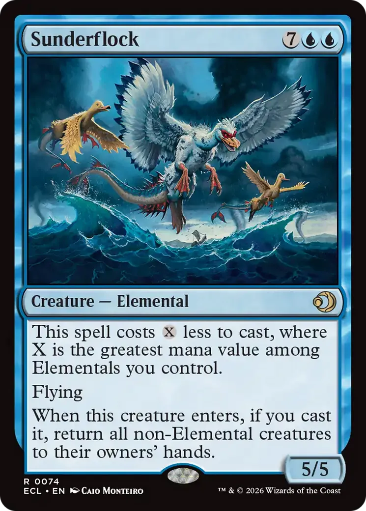 Sunderflock from Lorwyn Eclipsed - Magic: The Gathering