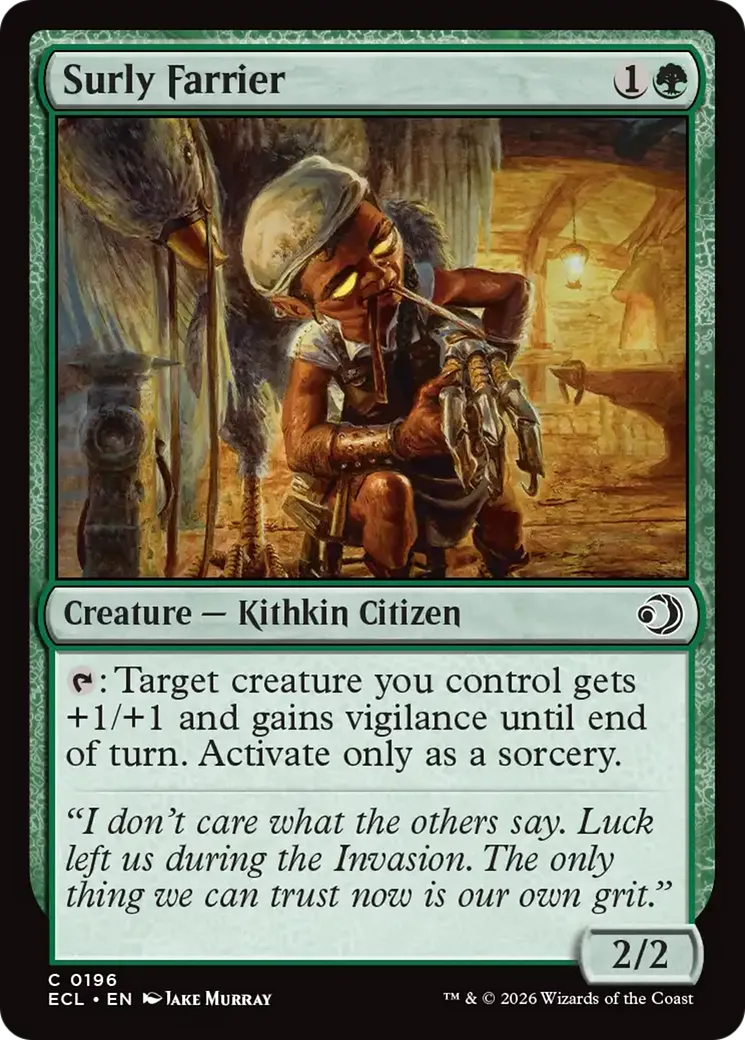 Surly Farrier — Lorwyn Eclipsed — Magic: The Gathering