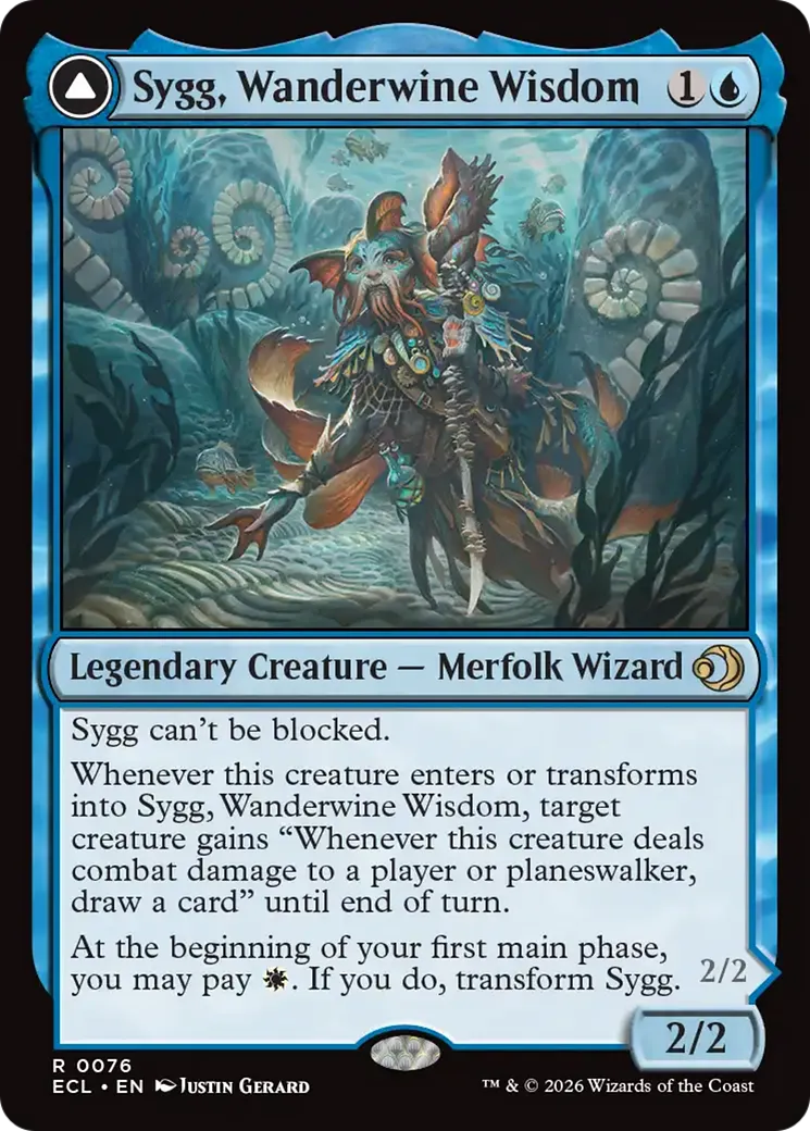 Sygg, Wanderwine Wisdom // Sygg, Wanderbrine Shield — Lorwyn Eclipsed — Magic: The Gathering