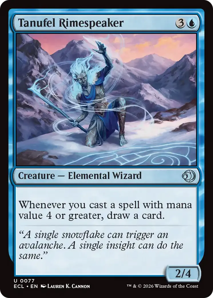 Tanufel Rimespeaker — Lorwyn Eclipsed — Magic: The Gathering
