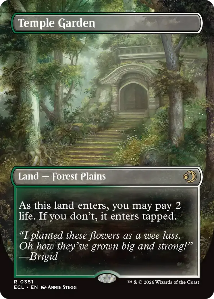 Jardin du temple — Lorwyn Eclipsed — Magic: The Gathering