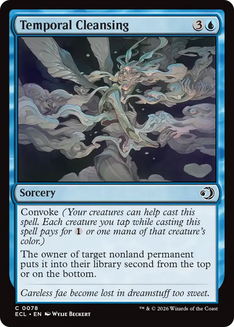 Temporal Cleansing — Lorwyn Eclipsed — Magic: The Gathering