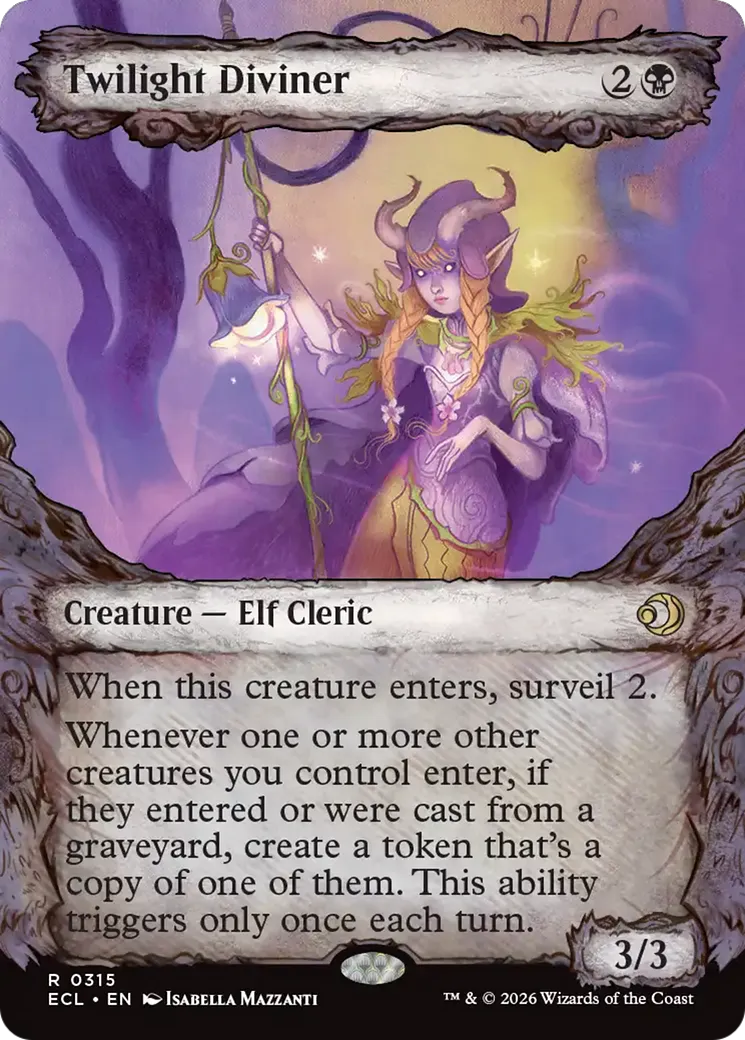 Devineresse du crépuscule — Lorwyn Eclipsed — Magic: The Gathering