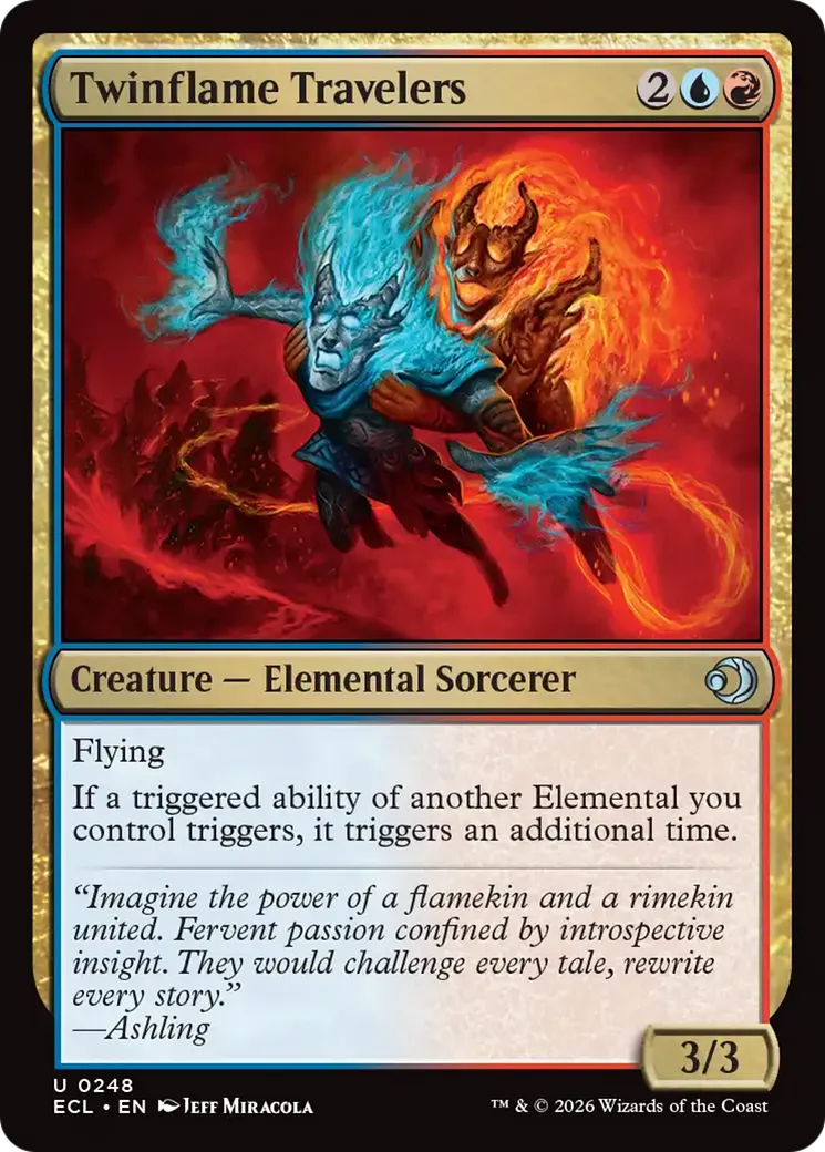 Voyageurs pyrojumeaux — Lorwyn Eclipsed — Magic: The Gathering