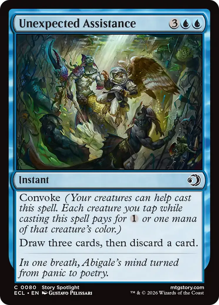 Assistance inattendue — Lorwyn Eclipsed — Magic: The Gathering