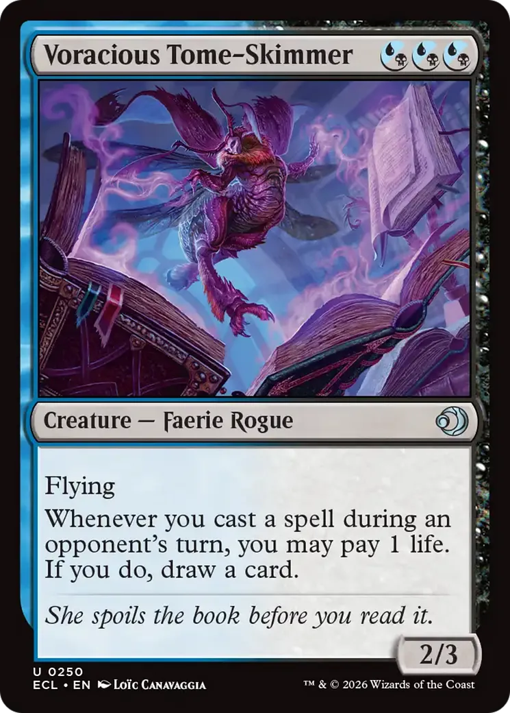 Voracious Tome-Skimmer — Lorwyn Eclipsed — Magic: The Gathering