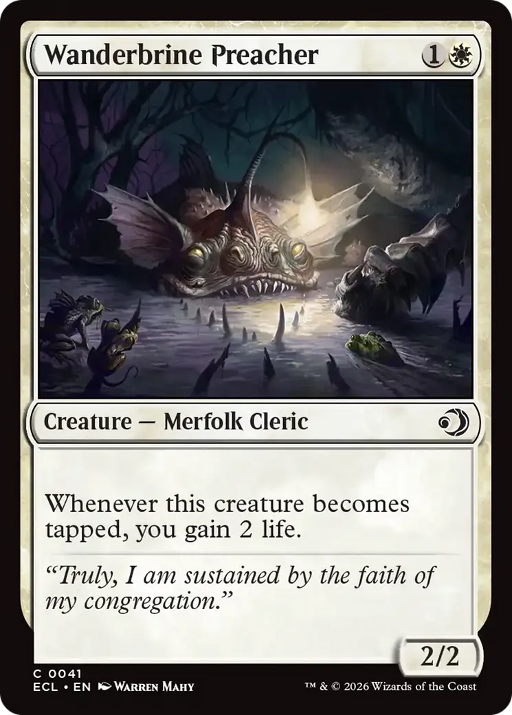 Wanderbrine Preacher — Lorwyn Eclipsed — Magic: The Gathering