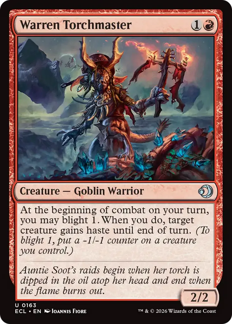 Maître-torche du terrier — Lorwyn Eclipsed — Magic: The Gathering