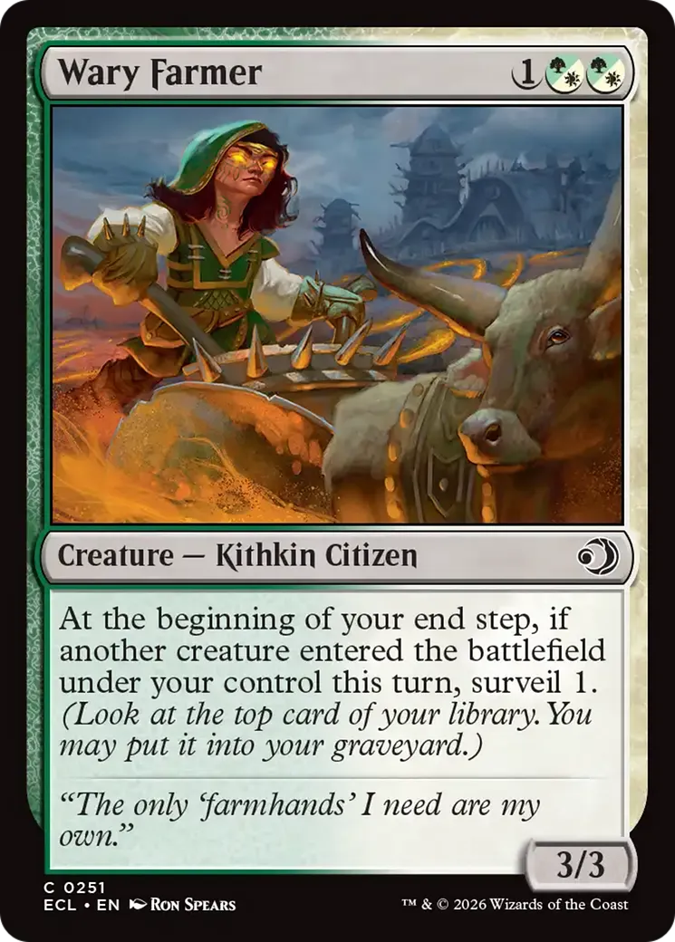Fermière circonspecte — Lorwyn Eclipsed — Magic: The Gathering