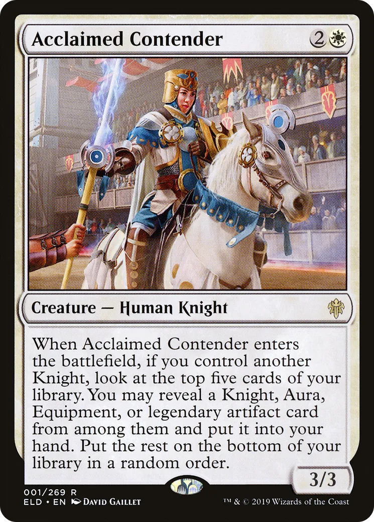 Acclaimed Contender — Throne of Eldraine — Magic: The Gathering