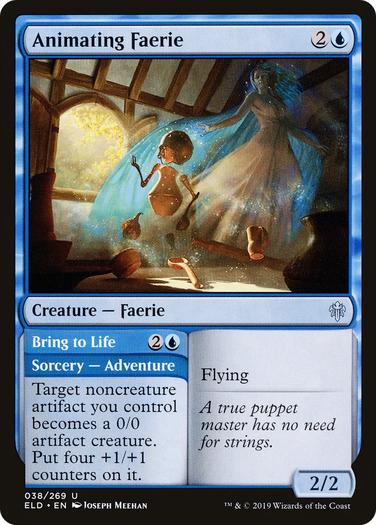 Animating Faerie // Bring to Life — Throne of Eldraine — Magic: The Gathering