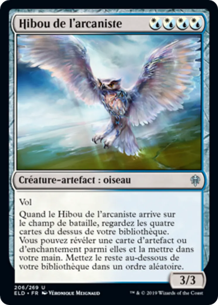 Hibou de l'arcaniste — Throne of Eldraine — Magic: The Gathering
