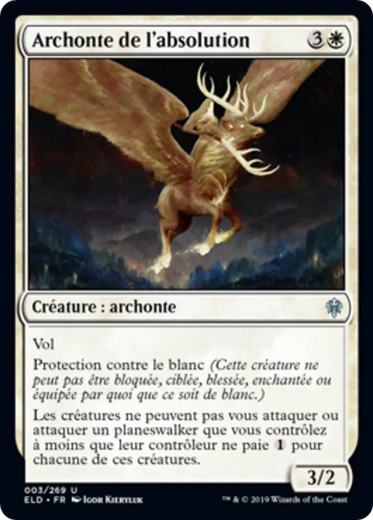 Archonte de l'absolution — Throne of Eldraine — Magic: The Gathering