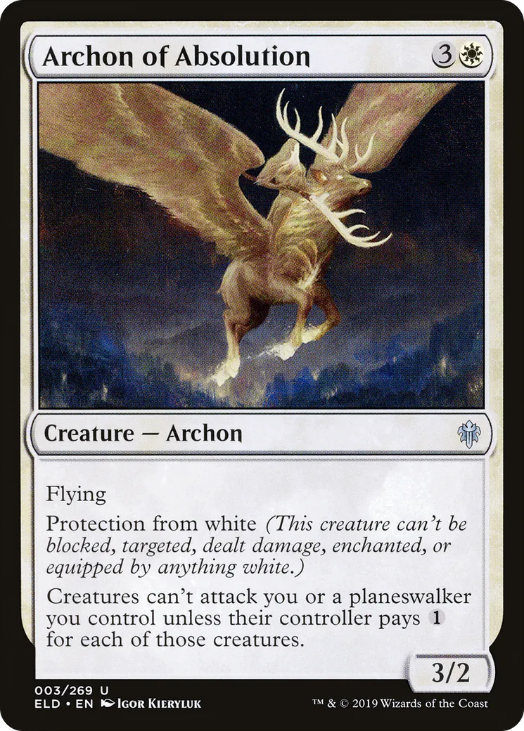 Archonte de l'absolution — Throne of Eldraine — Magic: The Gathering
