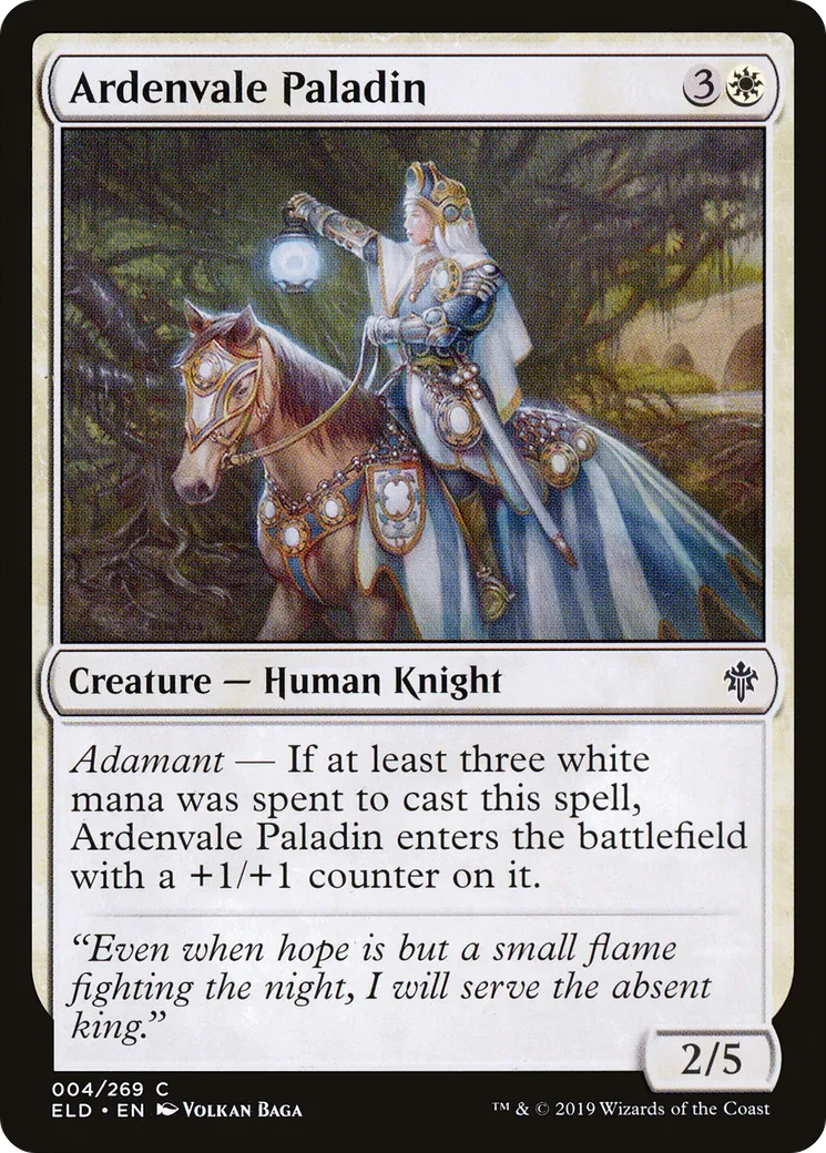 Paladine d'Ardenval — Throne of Eldraine — Magic: The Gathering