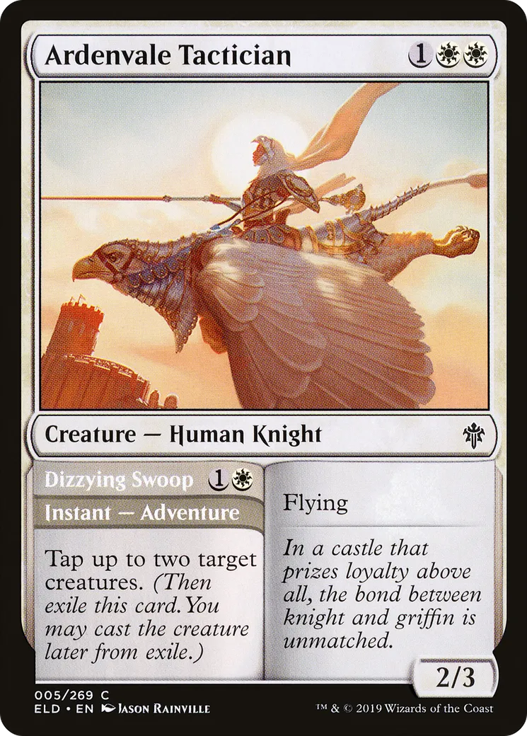 Ardenvale Tactician // Dizzying Swoop — Throne of Eldraine — Magic: The Gathering