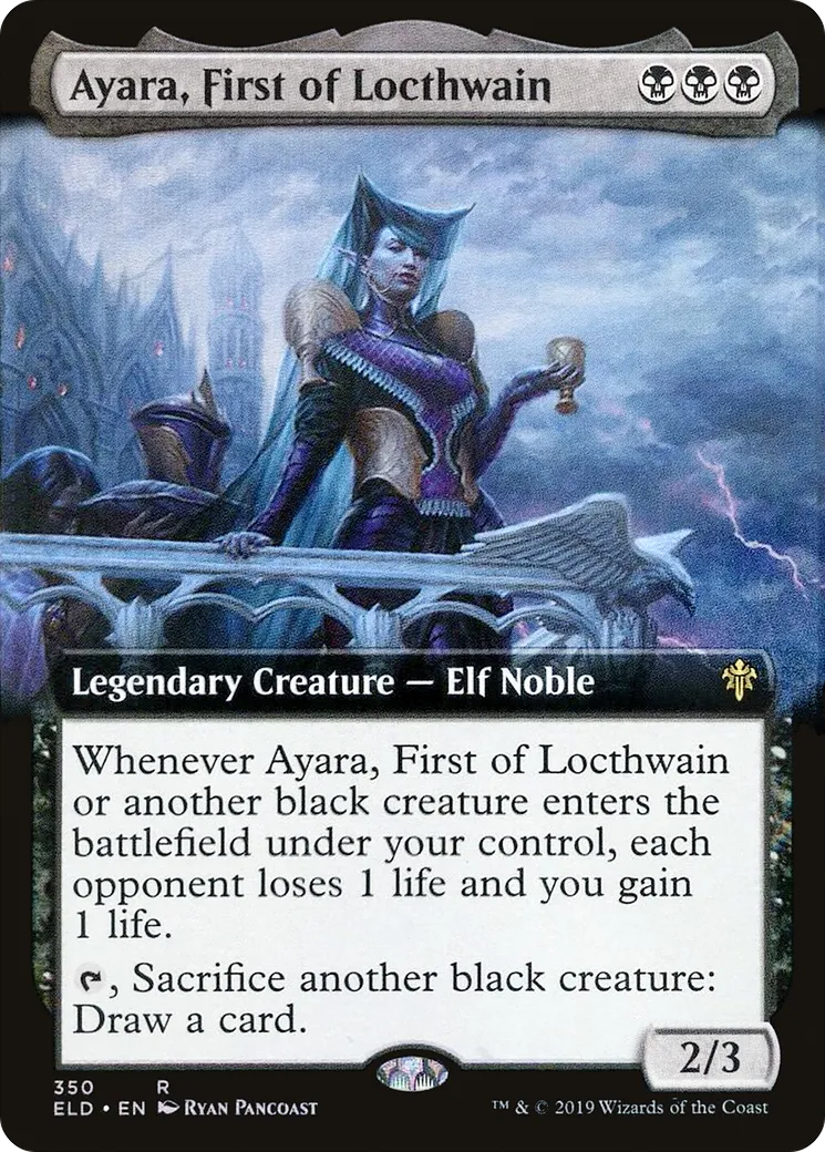 Ayara, First of Locthwain — Throne of Eldraine — Magic: The Gathering