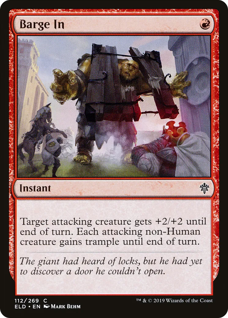 Barge In — Throne of Eldraine — Magic: The Gathering