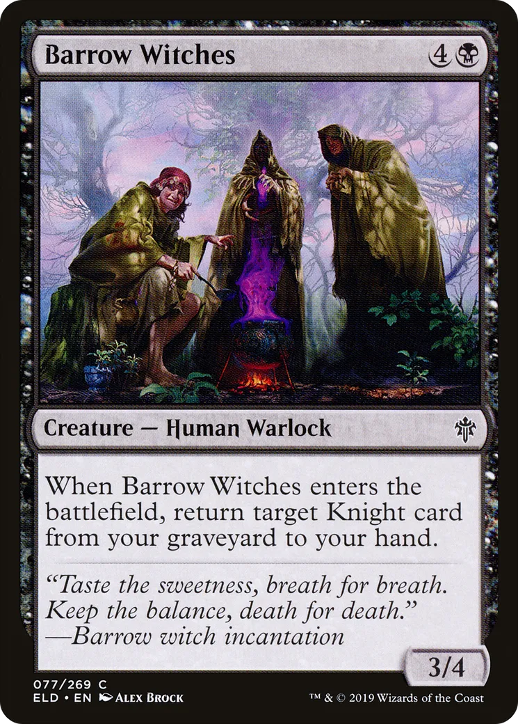Barrow Witches — Throne of Eldraine — Magic: The Gathering