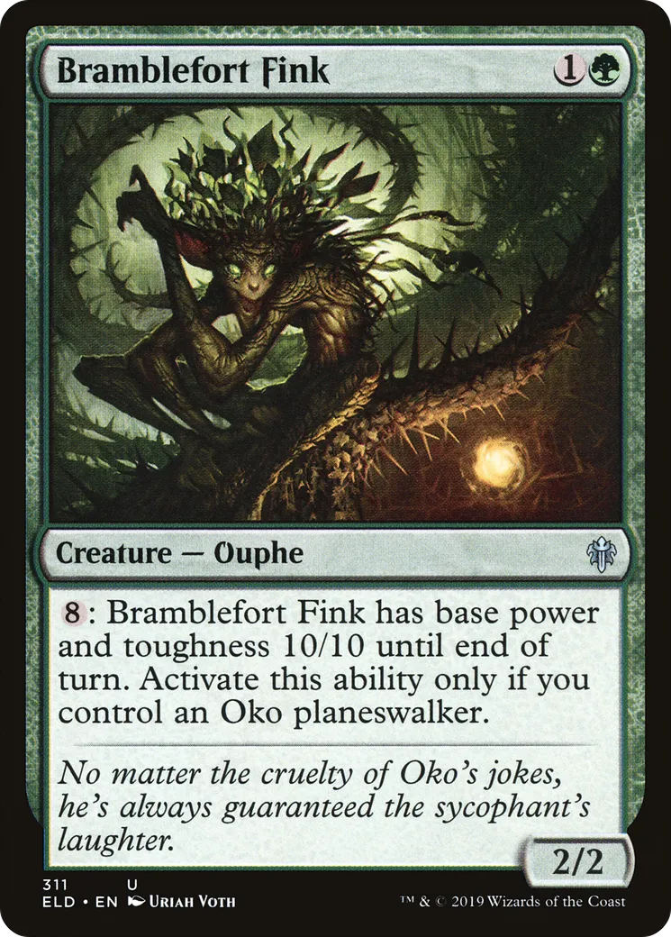 Bramblefort Fink — Throne of Eldraine — Magic: The Gathering
