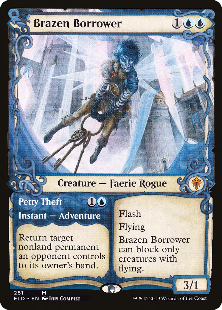 Brazen Borrower // Petty Theft — Throne of Eldraine — Magic: The Gathering