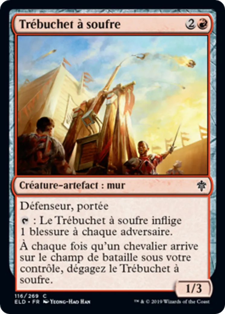 Trébuchet à soufre — Throne of Eldraine — Magic: The Gathering