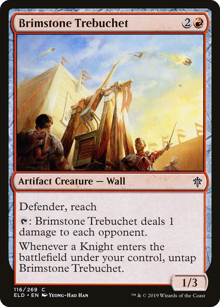 Brimstone Trebuchet — Throne of Eldraine — Magic: The Gathering