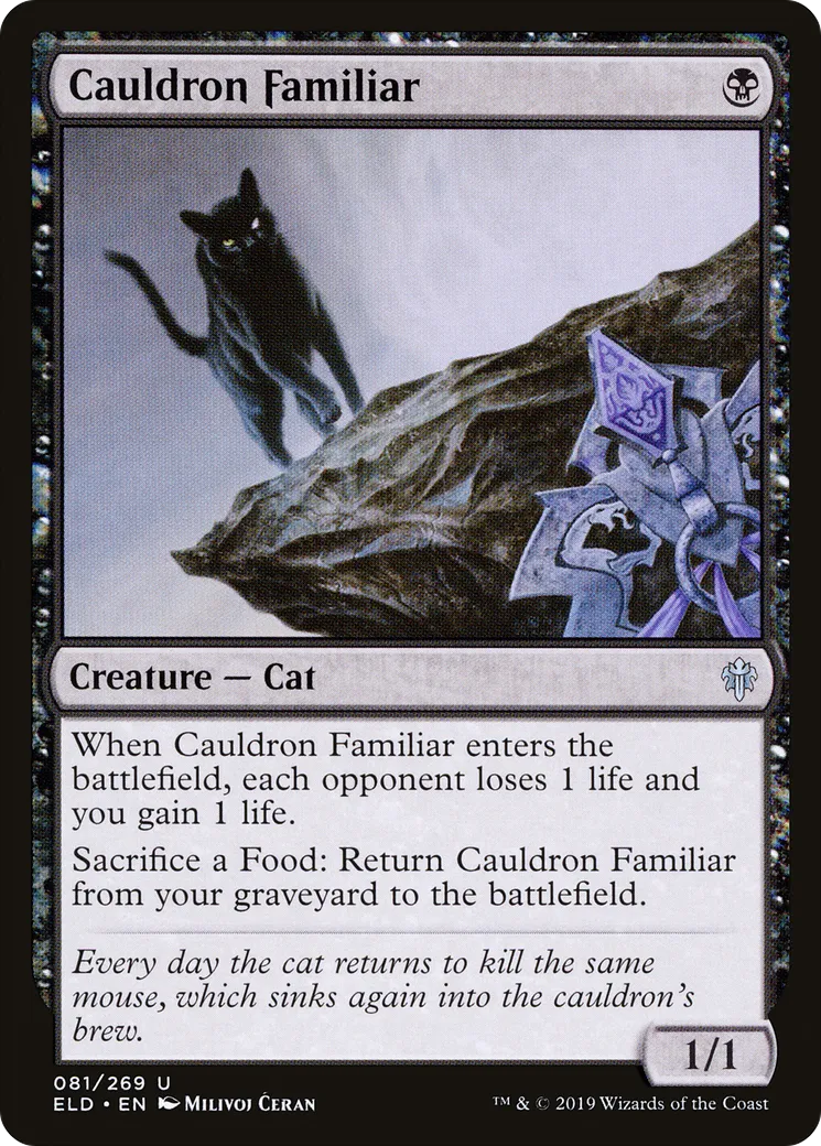 Cauldron Familiar — Throne of Eldraine — Magic: The Gathering