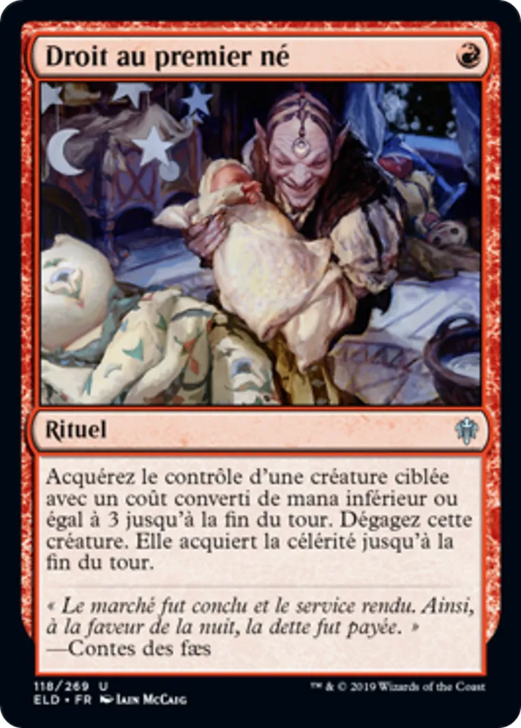 Droit au premier né — Throne of Eldraine — Magic: The Gathering