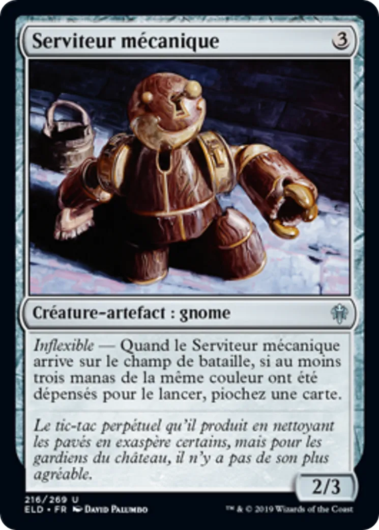Serviteur mécanique — Throne of Eldraine — Magic: The Gathering
