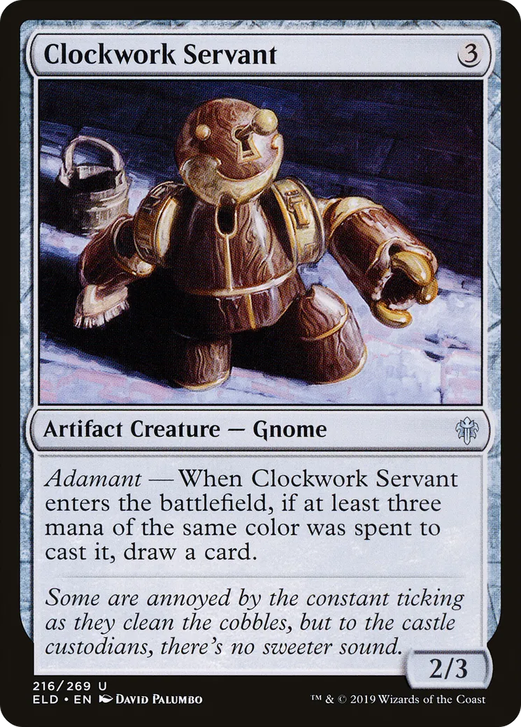 Serviteur mécanique — Throne of Eldraine — Magic: The Gathering