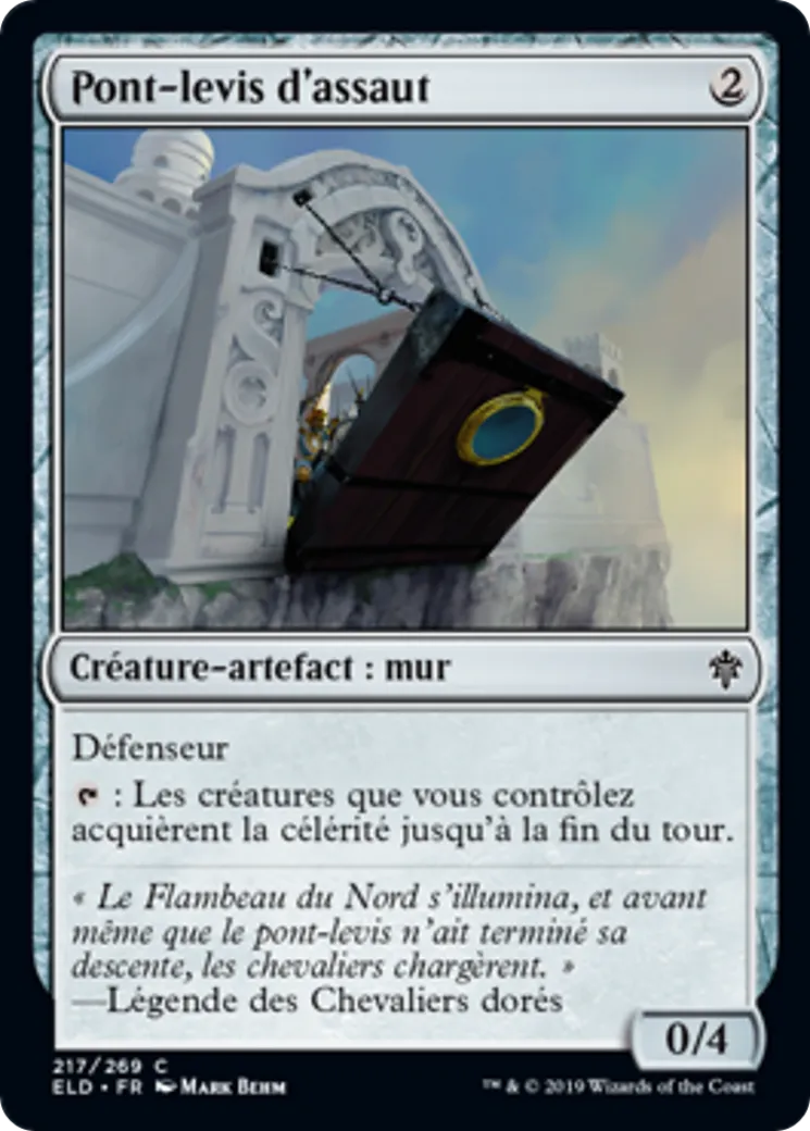 Pont-levis d'assaut — Throne of Eldraine — Magic: The Gathering