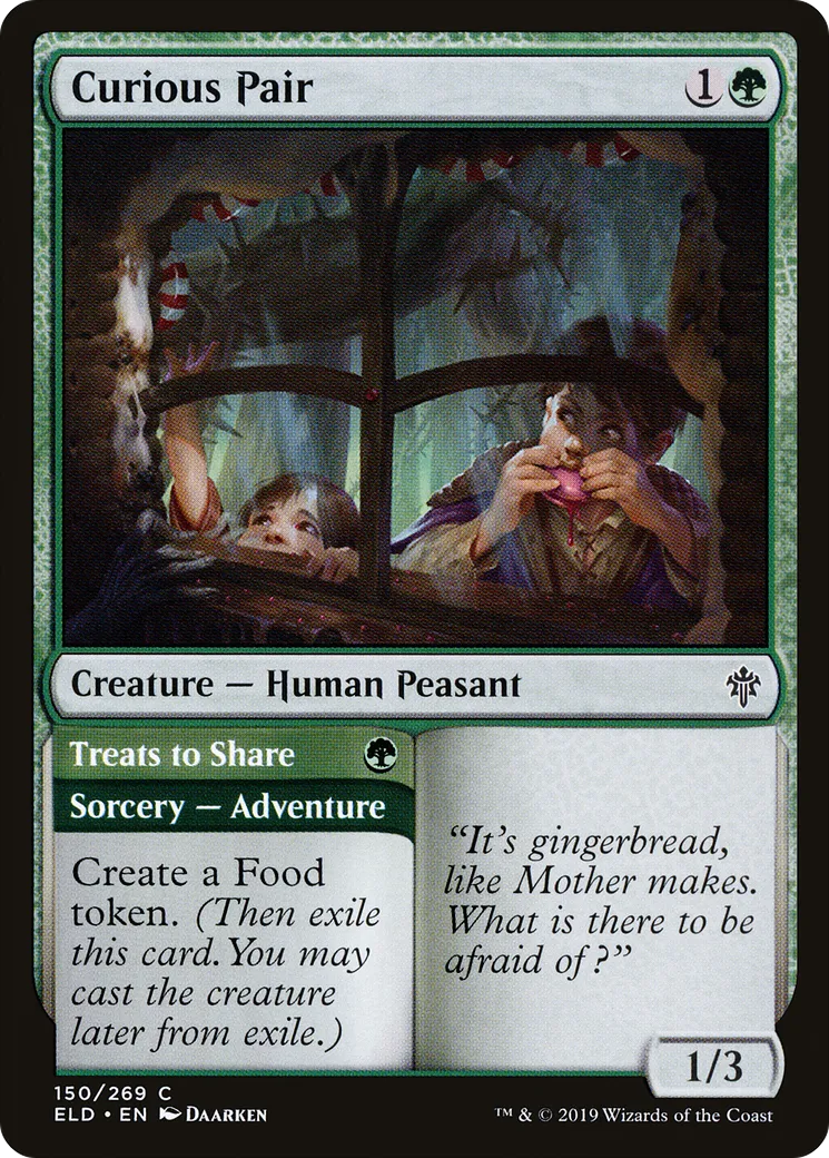 Curious Pair // Treats to Share — Throne of Eldraine — Magic: The Gathering